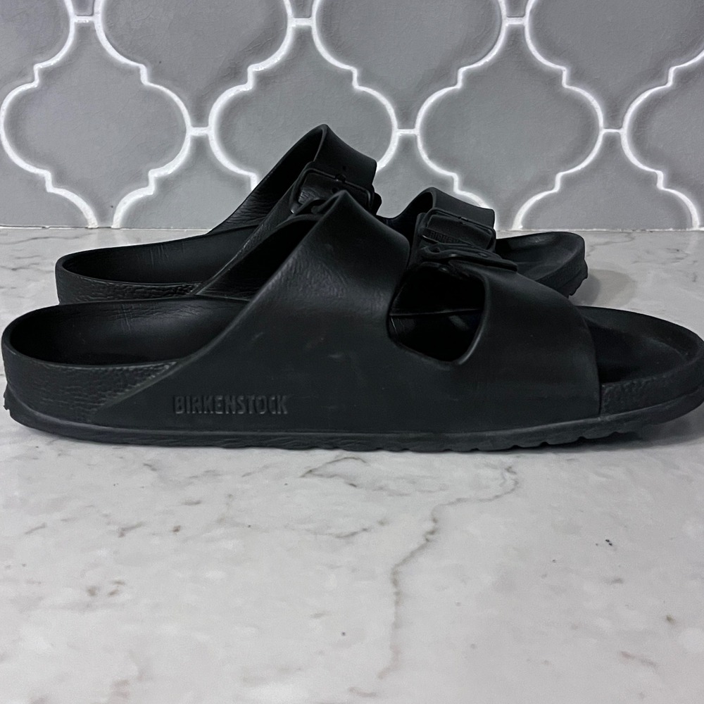 Birkenstock Arizona Black EVA Waterproof Sandals Size 40 US 10 M L - Picture 4 of 9